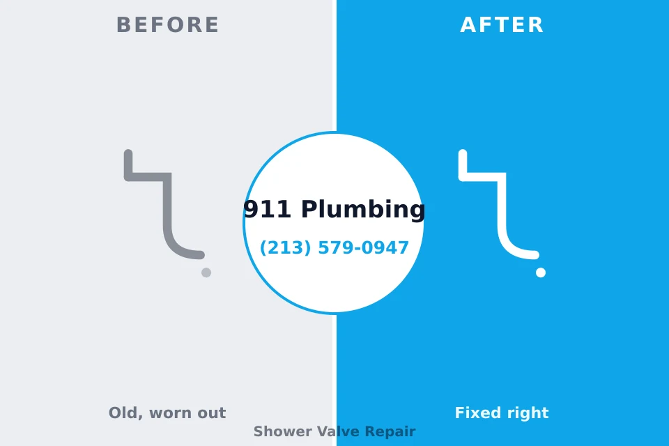 Before and after: plumbing repair North Las Vegas, NV